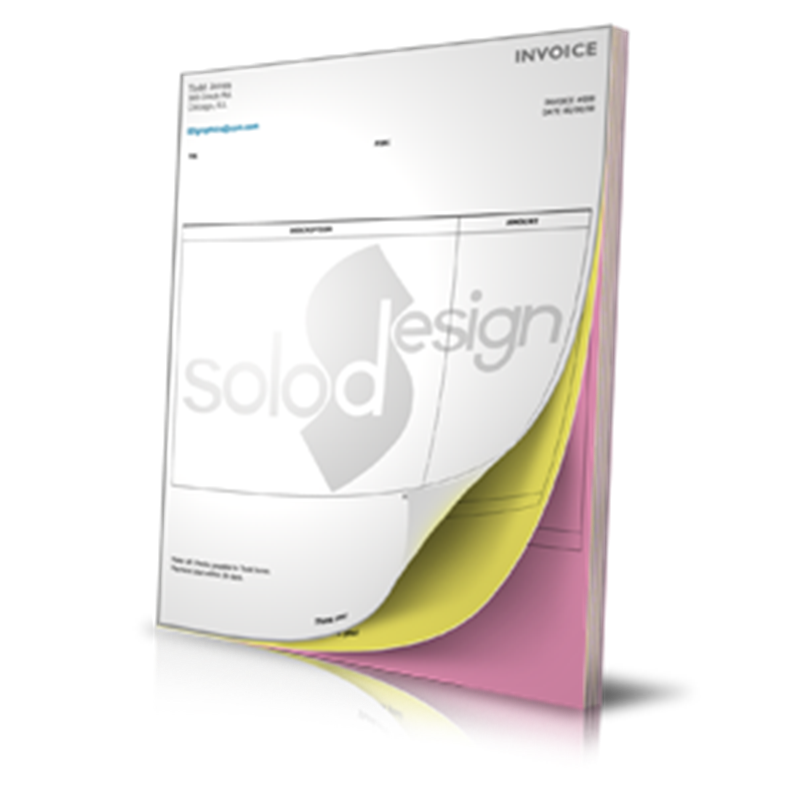 NCR Forms 8.5" x 11"